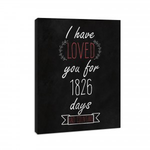 Loved You Since Day One 20x16 Canvas Wall Art