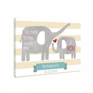 You're The Best Thing About Me 20x16 Canvas Wall Art