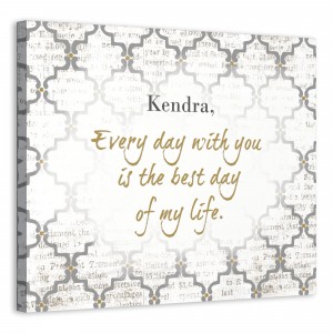 Every Day is the Best Day 20x16 Personalized Canvas Wall Art 
