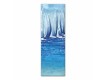 Blue Boatscape 20x60 Canvas Triptych Set