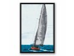 Painty Sailboat Black Floating Frame Canvas Set