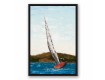 Painty Sailboat Black Floating Frame Canvas Set