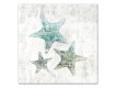 Watercolor Sea Creatures 24x24 Canvas Set