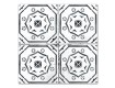 Geometric Tile 36x36 Canvas Set