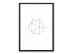 Minimalist Geo 20x30 Black Framed Canvas Set