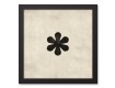 Vintage Symbols 12x12 Black Framed Canvas Set
