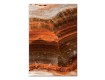 Orange Marble Abstract 20x30 Canvas Triptych Set