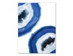 Blue Geodes 20x30 Canvas Set