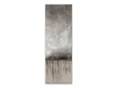 Gray Drippy Abstract 20x60 Canvas Triptych Set