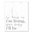 Your Baby I'll Be 16x20 Canvas Wall Art