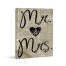 Mr And Mrs Newspaper Gallery Wrapped Canvas