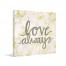 Love Always Floral Gallery Wrapped Canvas