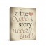 Hearts And Love Story 11x14 Gallery Wrapped Canvas