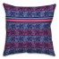 Pink and Purple Boho Tribal Throw Pillow