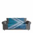 Blue Hue Asymmetrical Boho Tribal 50x60 Throw Blanket