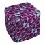 Pink And Purple Boho Tribal 18x18x18 Ottoman