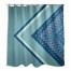 Bright And Blue Boho Tribal 71x74 Shower Curtain