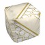 Golden Rings And Ivory 18x18x18 Ottoman