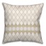 Ivory Diamond Pattern Throw Pillow 