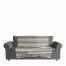 Inverse Arrows and Stripes Gray and Yellow 50x60 Throw Blanket