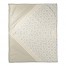 Beige and White Trendy Pattern 50x60 Throw Blanket
