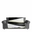 Black and White with Golden trims 50x60 Throw Blanket
