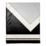 Simple Black and white with Gold 50x60 Throw Blanket