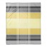 Mellow Yellow Plaid 50x60 Throw Blanket 