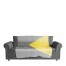 Simple Yellow and Gray 50x60 Throw Blanket 