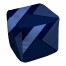 Navy Angles 18x18x18 Ottoman