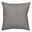 Solid Gray Pillow Throw Pillow