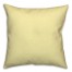 Solid Mellow Yellow Throw Pillow