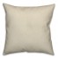 Solid Ivory Pillow Throw Pillow
