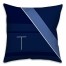 Navy Blocks 16x16 Monogram Spun Polyester Throw Pillow