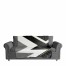 Black White And Gold Color Blocking 50x60 Personalized Throw Blanket 