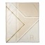 Gold And Ivory Deco 50x60 Personalized Throw Blanket
