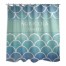 Watercolor Scales 71x74 Personalized Shower Curtain 