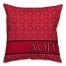 Alpha Omicron Pi 16x16 Throw Pillow