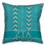 Zeta Tau Alpha 16x16 Tribal Throw Pillow