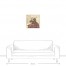 Cool Cow with Bacon and Eggs 20x20 Canvas Wall Art 