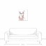 Cool Doe Wears Pink 20x24 Canvas Wall Art