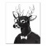 Cool Stag Wears Black 20x24 Canvas Wall Art