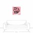 Pink Coil 1 Abstract 24x24 Canvas Wall Art