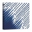 Navy Dots an Dash 24x24 Canvas Wall Art