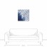 Navy Dots an Dash 24x24 Canvas Wall Art