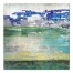 Verdant Marsh Abstract 24x24 Canvas Wall Art 