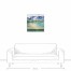 Verdant Marsh Abstract 24x24 Canvas Wall Art 