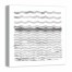 Ombre Ripple Effect Abstract 24x24 Canvas Wall Art