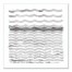 Ombre Ripple Effect Abstract 24x24 Canvas Wall Art