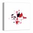 Shock Wave Abstract 24x24 Canvas Wall Art